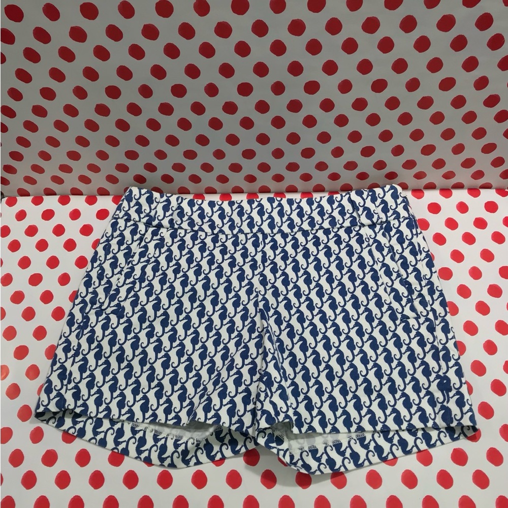 J Crew Stretch Side Zip Seahorse Shorts 5” Inseam ~ Women’s 2  EUC!